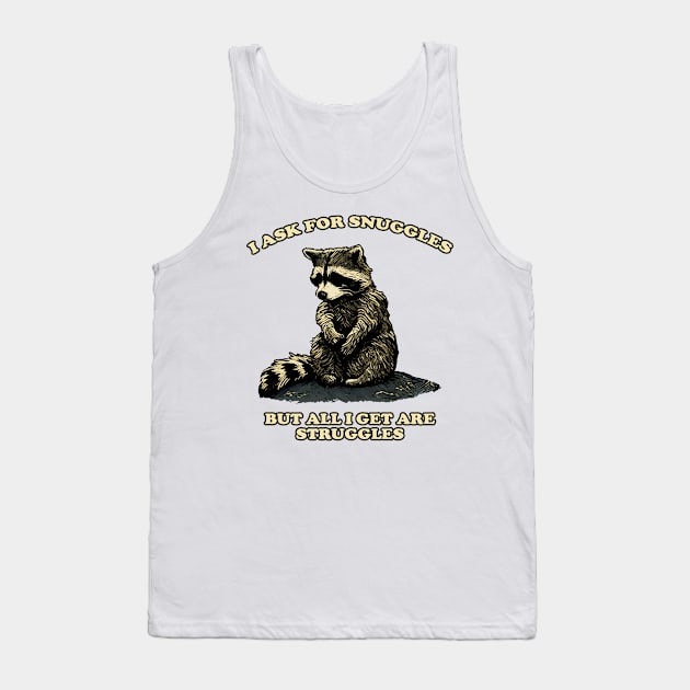 Raccoon Tank Top by DragonDream